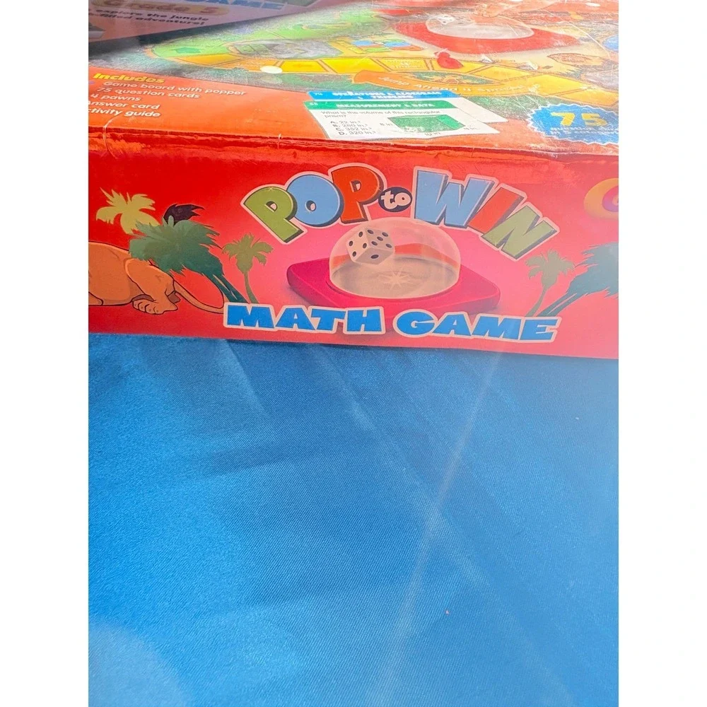 Lakeshore Pop-to-Win Math Game Grade 5 Common‎ Core Educational Board Game PP225